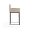 Manhattan Comfort Ambassador Counter Stool in Cream and Black CS010-CR - alternate 6
